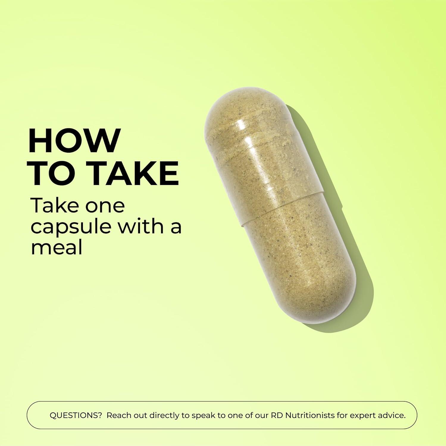 imageHUM Flatter Me Extra Strength Digestive Enzymes for Women Men Digestive Gut Bloating Supplement Ginger Peppermint Leaf Fast Acting Anti Bloat Pills Multi Enzyme for Debloating 60 Capsules