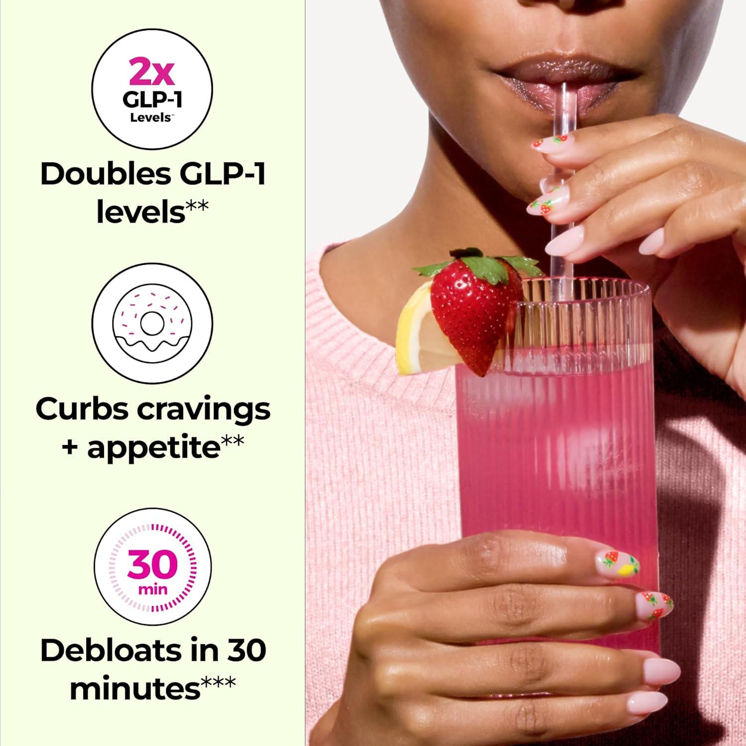 imageHUM Flatter Me GLP1 Fiber Daily Cleanse Detox Bundle Appetite Control Bloating Relief Clear Skin Gut Health ampamp Natural Detox with Zinc Spirulina ampamp Herbs for Women ampamp Men