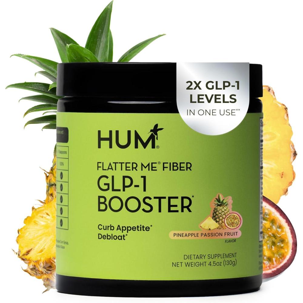 imageFlatter Me Fiber GLP1 Booster Fiber Supplement for Women ampamp Men Prebiotics ampamp Enzymes for Weight Support Reduce Bloating Double GLP1 Levels Digestive ampamp Gut Health 10 Servings