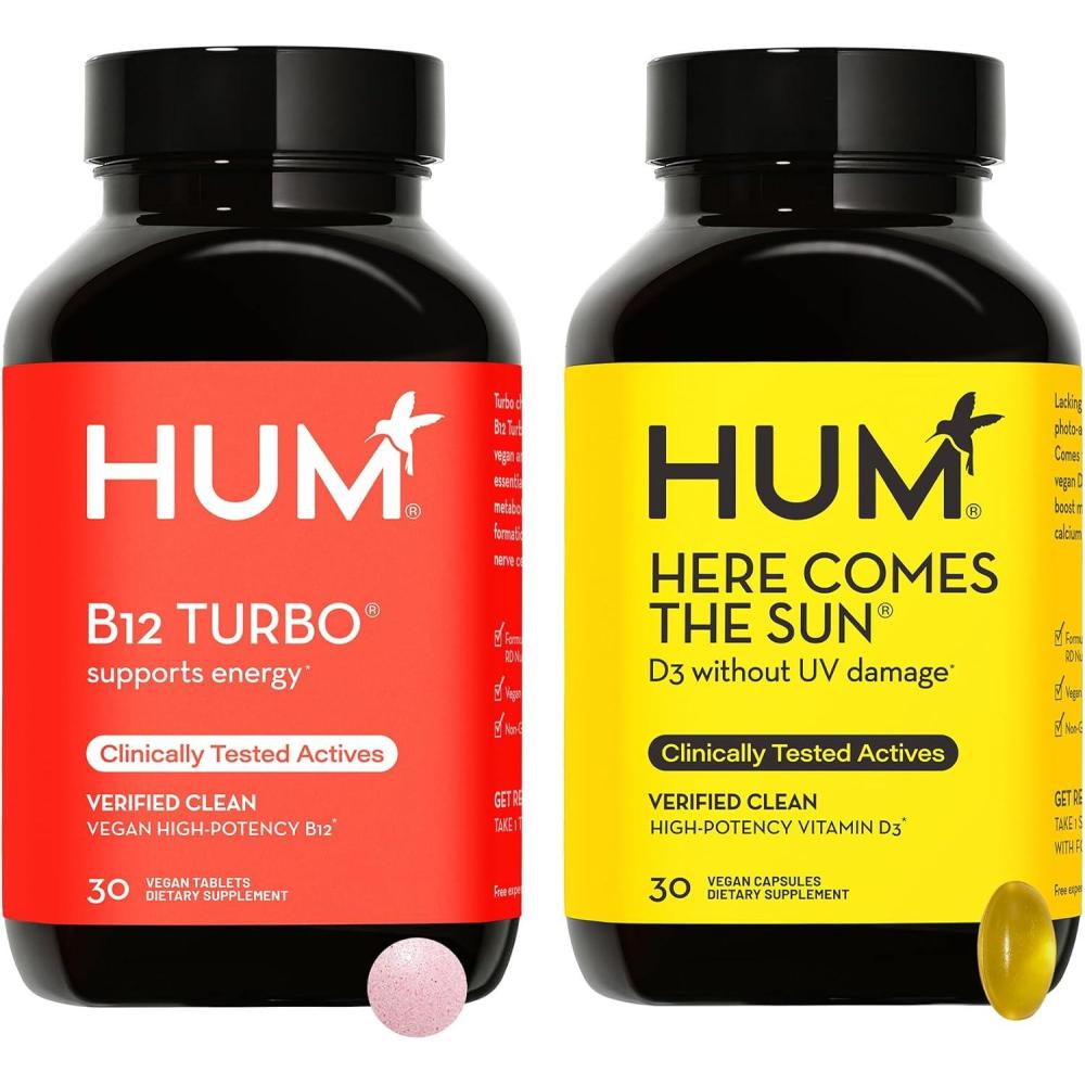 imageHUM B12 Turbo Vitaman D3 from Nutriton Heres Comes The Sun and B12 Turbo