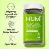 HUM Celery Juice Fiber Gummies for Adults, First Prebiotic Celery Juice Gummy, Gluten Free Fiber Supplement Supports Detoxification, Gut Health, Greens Gummies, Chlorophyll & Prebiotic Fiber, 60 Count