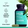 HUM Daily Cleanse Acne Supplements for Women & Men, Gentle Digestive Cleanse for Clear Skin Support, Zinc, Spirulina, Chlorella, Detoxifying Herbs, Organic Algae, Skin Vitamins Supplement, 60 Capsules