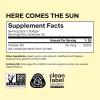 HUM Here Comes The Sun Immune Support Supplement with Vitamin D Supplements for Women and Men for a Healthy Immune System, D3 Vitamin Supports Bone Health, 30 Capsules