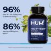 HUM Mighty Night Nighttime Sleep Supplement for Skin Care, CoQ10, Valerian Root & Ferulic Acid to Support Cell Turnover, Skin Vitamins for Women and Men, Overnight Beauty Vitamins, 60 Vegan Softgels