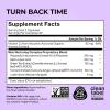 HUM Turn Back Time Turmeric Supplement for Youthful Looking Skin Support with Green Tea Extract, Lutein & Polyphenols, Skin Care Aging & Collagen Support Capsules for Even Tone, 60 Vegan Capsules