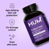 HUM Turn Back Time Turmeric Supplement for Youthful Looking Skin Support with Green Tea Extract, Lutein & Polyphenols, Skin Care Aging & Collagen Support Capsules for Even Tone, 60 Vegan Capsules
