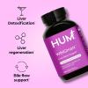 HUM Wing Man Liver Support Supplement with Milk Thistle, Dandelion Root Powder & Artichoke Leaf Extract For Liver Health & Function Support, Milk Thistle Supplement Helps Flush Out Toxins, 60 Capsules