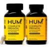 HUM Complete Prenatal Multivitamin for Women with Folate, DHA, and Choline, 23 Nutrients for Daily Support, Gluten Free, Non GMO Supplement for Pre, During, and Post Pregnancy, 30 Vegan Capsules