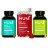 HUM Gut Health Bundle, Daily Cleanse, Flatter Me Digestive Enzymes & Pro Apple Cider Vinegar Gummies with Probiotics for Digestive Health, Probiotics, Vitamin B12, ACV, 3-Step Wellness Support Pack