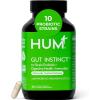 HUM Gut Instinct Daily Probiotics for Women and Men, Digestive Health, Lactobacillus, Bifidobacterium Strains for Immune Support, Probiotic Supplement for Healthy Gut Diversity, 30 Capsules(30-Day Supply)