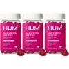 HUM Hair Strong Daily Hair Growth Supplement with Biotin, Zinc, Vitamin B12 to Support Growth, Folic Acid & Vitamin B12 Vitamins for Healthy Hair Support for Women and Men, 30 Vegan Capsules(90-Day Supply)