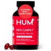 imageHUM Red Carpet Skin ampamp Hair Vitamins for Women with Omega 3 Fatty Acids Vitamin E and Black Currant Seed Oil Supplement for Skin Health ampamp Healthy Hair Follicles Support 60 Count