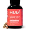HUM Uber Energy Adrenal Energy Support Supplement with Ashwagandha Root, Ginseng, B Vitamins, Vitamin B6, B5, and Adaptogens, Supplements for Adrenal Fatigue Support, 60 Vegan Capsules